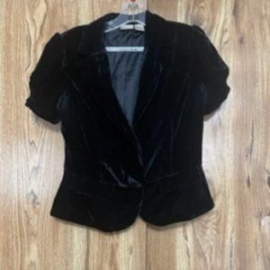 Newport News Velveteen Cropped Jacket, Size 8